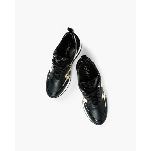 Czarne adidasy damskie skórzane 3336/C47/542/A38/147 37 Oleksy - producent obuwia