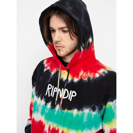 Bluza z kapturem RipNDip Rubber Logo HD (tie dye) S SUPERSKLEP