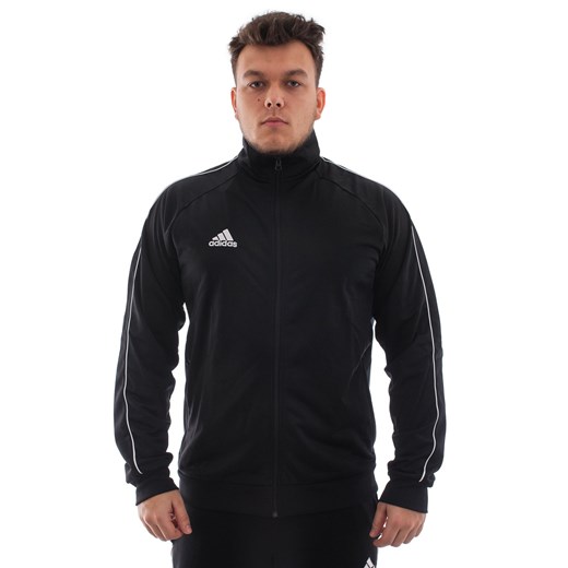Bluza męska czarna Adidas jesienna w sportowym stylu 