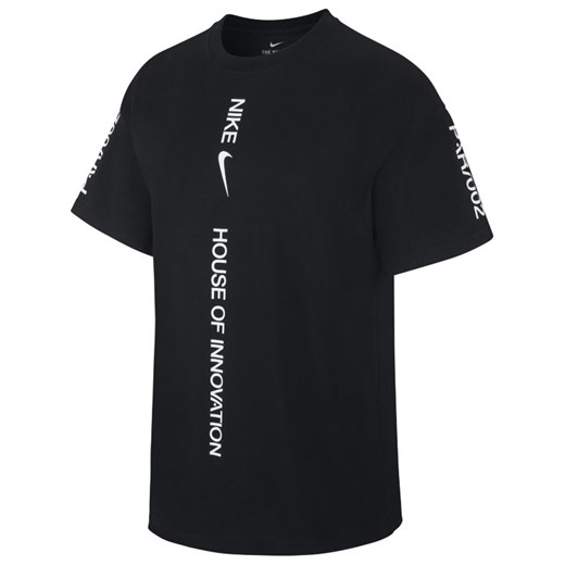 Męski T-shirt o luźnym kroju Nike Sportswear House of Innovation (Paris) - Czerń Nike 2XL promocyjna cena Nike poland