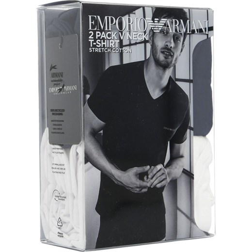 Emporio Armani T-shirt 2-pack | Regular Fit Emporio Armani XL Gomez Fashion Store wyprzedaż