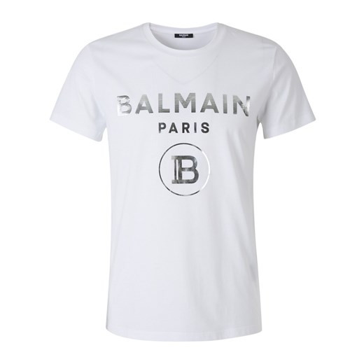 T-shirt męski BALMAIN z bawełny wielokolorowy 