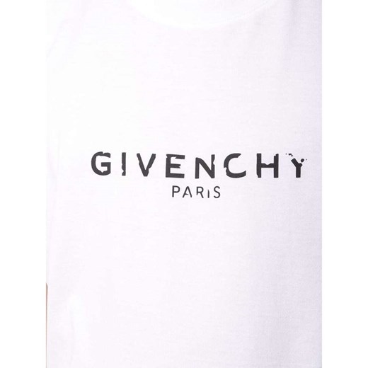 T-shirt męski Givenchy biały z krótkimi rękawami 