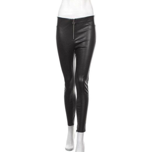 Damskie skórzane spodnie Zara XL okazja Remixshop