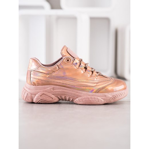 Buty sportowe damskie CzasNaButy sneakersy różowe 