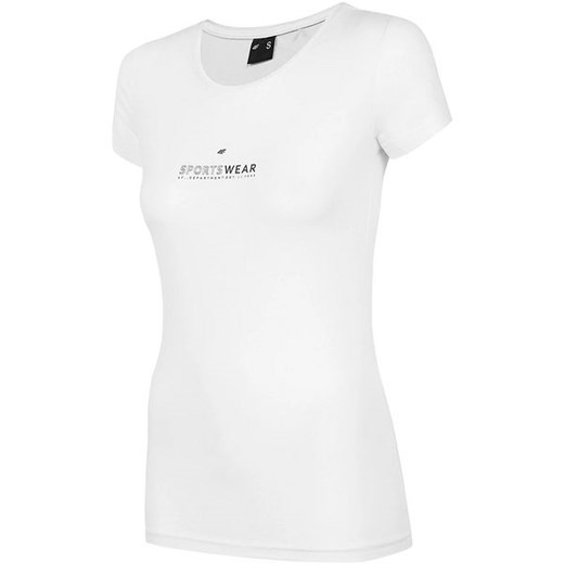 Koszulka damska H4Z20 TSD012 4F (biała) M okazja SPORT-SHOP.pl