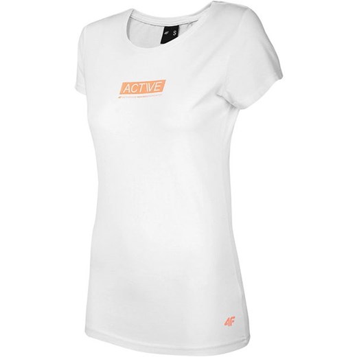 Koszulka damska H4Z20 TSD013 4F (biała) M promocyjna cena SPORT-SHOP.pl