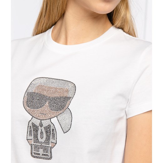 Karl Lagerfeld T-shirt Ikonik Rhinestone Karl | Regular Fit Karl Lagerfeld XS Gomez Fashion Store