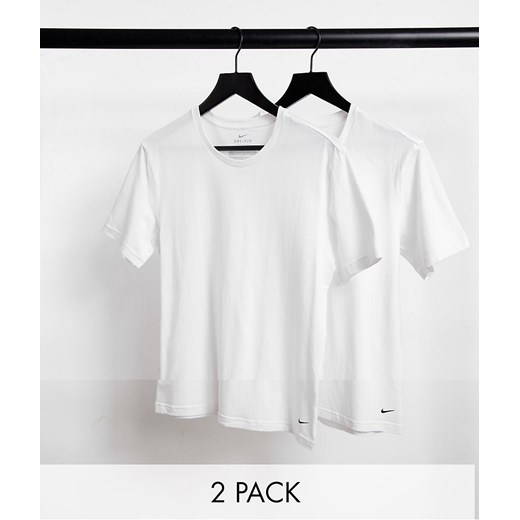 Nike – 2 T-shirty w kolorze białym – warstwa podstawowa Nike XS Asos Poland