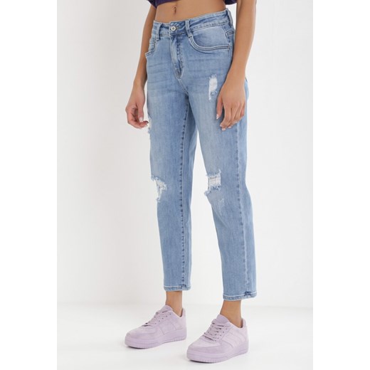 Jeansy damskie Born2be na wiosnę w miejskim stylu 
