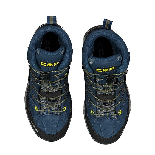 Buty trekkingowe dziecięce CMP granatowe sznurowane skórzane 