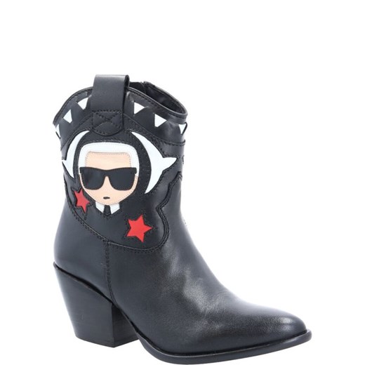 Karl Lagerfeld Skórzane kowbojki KAVALIER Ranch Karl Lagerfeld 37 Gomez Fashion Store wyprzedaż