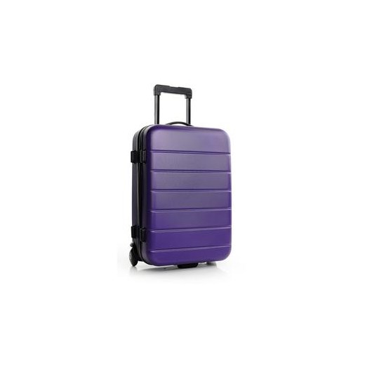 Duża walizka na kółkach Vip Collection fioletowa royal-point fioletowy ciekawe