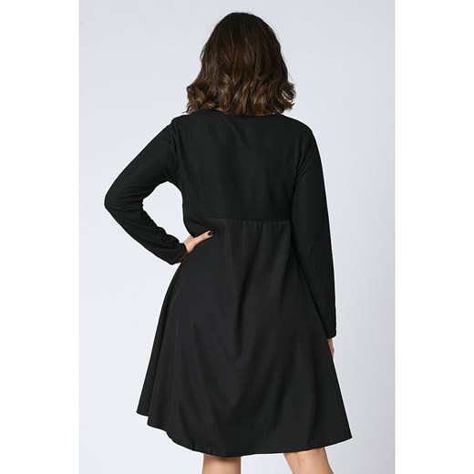 Sukienka Plus Size Company luźna z okrągłym dekoltem na spacer