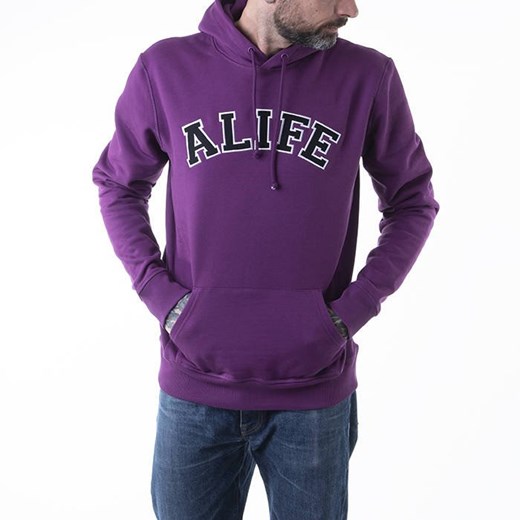 Bluza męska Alife Collegiate Hoodie ALIFW20-28 PURPLE Alife M sneakerstudio.pl okazyjna cena