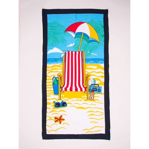 Ręcznik plażowy prostokątny leżak i parasol Yoclub  YOCLUB