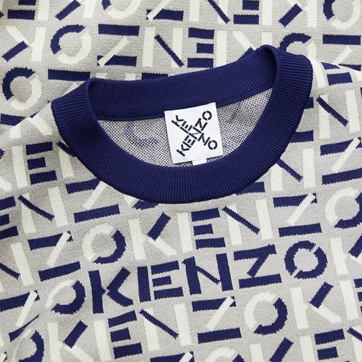 T-shirt męski Kenzo w abstrakcyjnym wzorze 