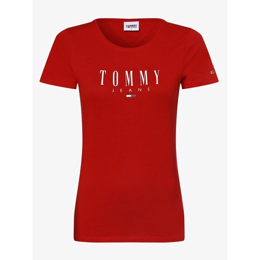 Bluzka damska Tommy Jeans z okrągłym dekoltem wiosenna