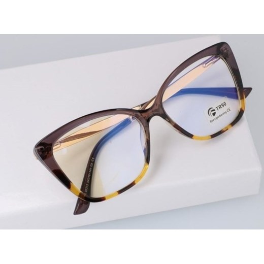 Okulary do komputera damskie z filtrem BLUE Light zerówki 2568-2 Stylion