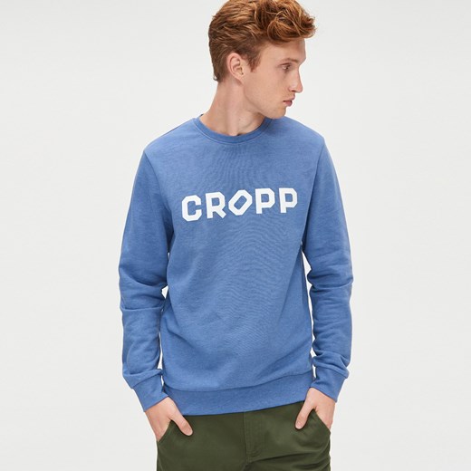 Cropp - Bluza basic - Niebieski Cropp XS wyprzedaż Cropp