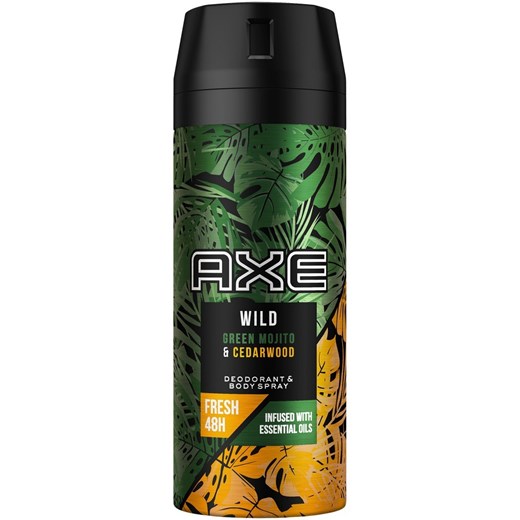 Axe, Wild Green Mojito & Cedarwood, dezodorant, spray, 150 ml okazja smyk