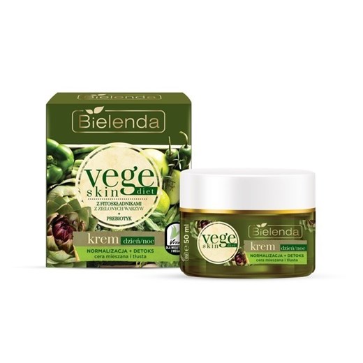 Bielenda, Vege Skin Diet, krem na dzień i noc, Normalizacja + Detoks, 50 ml Bielenda okazja smyk