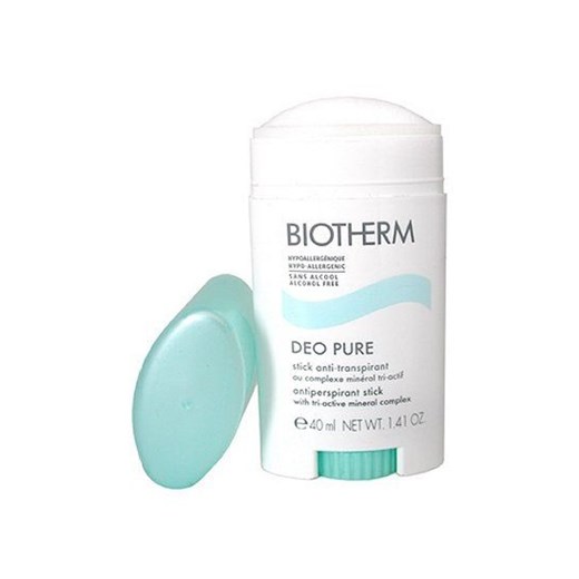 Biotherm, Deo pure stick, Antyperspiracyjny dezodorant w sztyfcie z kompleksem mineralnym, 40 ml Biotherm wyprzedaż smyk