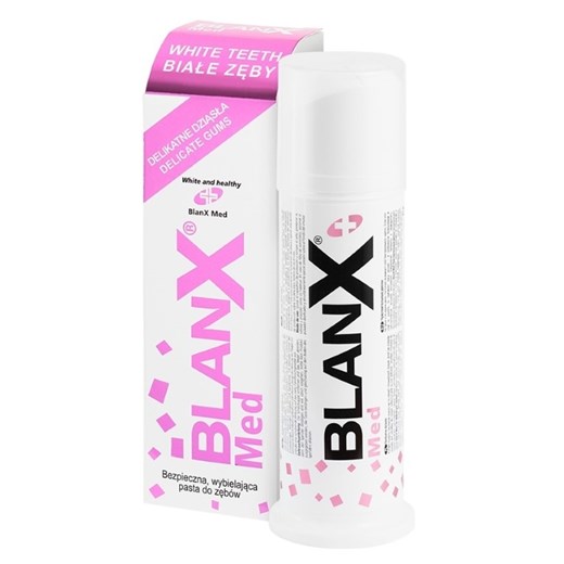 Blanx, Med, delikatne dziąsła, pasta do zębów, 75 ml Blanx promocja smyk