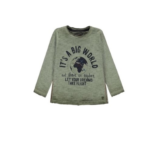 T-shirt chłopięce Kanz z napisami z długimi rękawami 