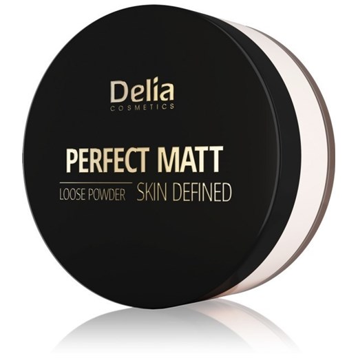 Delia Cosmetics, Skin Defined, puder sypki, Perfect Matt nr 43 Transparent, 20g Delia Cosmetics smyk wyprzedaż