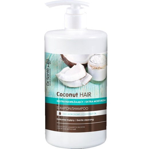 Dr.Sante, Coconut Hair, szampon nawilżający do włosów suchych i łamliwych, 1000 ml Dr.sante okazja smyk
