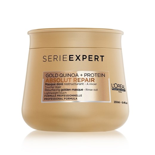 L'Oreal, Serie Expert Absolut Repair Resurfacing Golden Masque, maska regenerująca do włosów zniszczonych, 250 ml wyprzedaż smyk