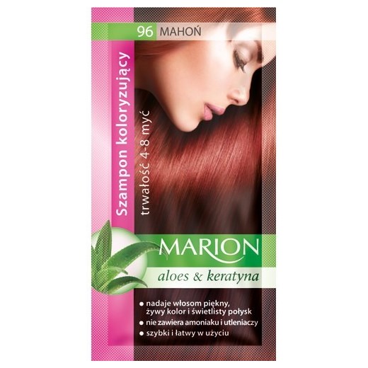 Marion, szampon koloryzujący, 4-8 myć, nr 96 mahoń Marion smyk