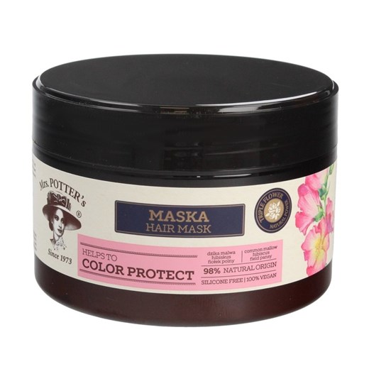 Mrs. Potter's, Triple, Flower, maska do włosów farbowanych Color Protect, 230 ml Mrs. Potter`s smyk
