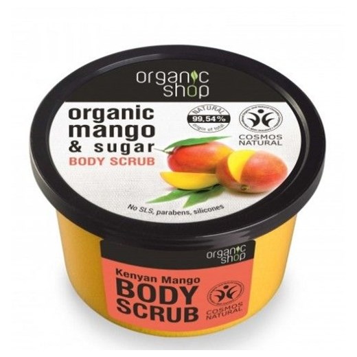 Organic Shop, scrub do ciała, Kenijskie mango BDIH, 250 ml Organic Shop okazyjna cena smyk