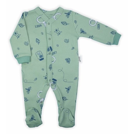 Odzież dla niemowląt dla chłopca na wiosnę zielona 