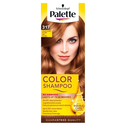 Palette, Color Shampoo, szampon koloryzujący, orzechowy blond nr 317 Palette wyprzedaż smyk