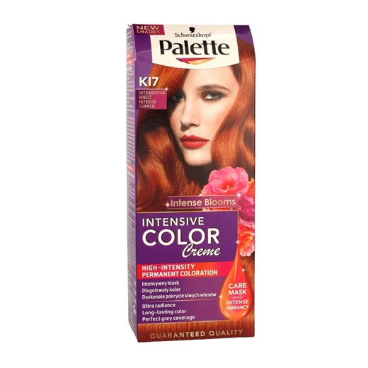 Palette, Intensive Color Creme, krem koloryzujący, intensywna miedź nr K17 Palette okazyjna cena smyk