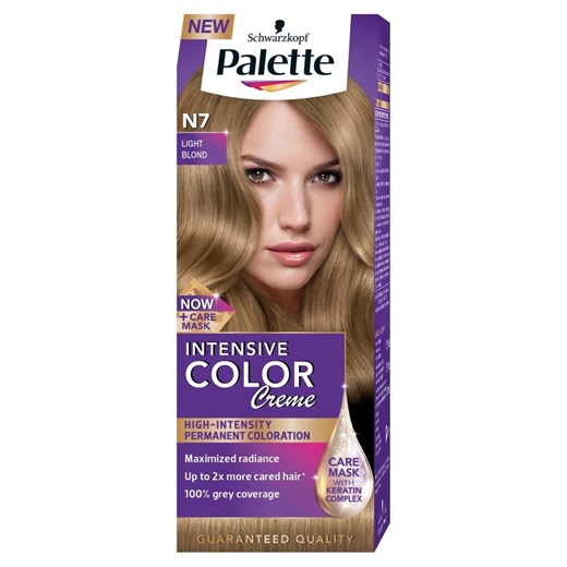 Palette, Intensive Color Creme, krem koloryzujący, jasny blond nr N7 Palette smyk wyprzedaż