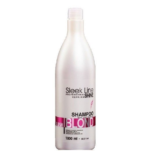 Stapiz, Sleek Line Blush Blond, szampon nadający różowy odcień do włosów blond z jedwabiem, 1000 ml Stapiz smyk