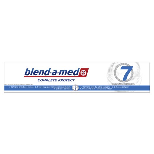 Blend-a-med, Complete Protect 7 Crystal White, pasta do zębów, 100 ml Blend-a-med smyk