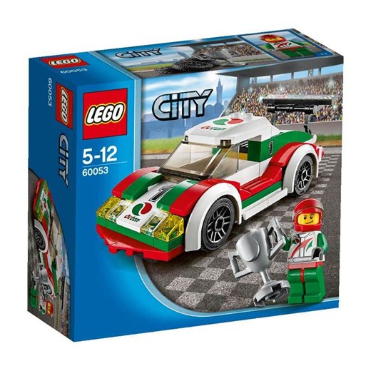 Lego City, Samochód wyścigowy, 60053, klocki - Darmowa dostawa do ponad 190 salonów empik! smyk-com niebieski