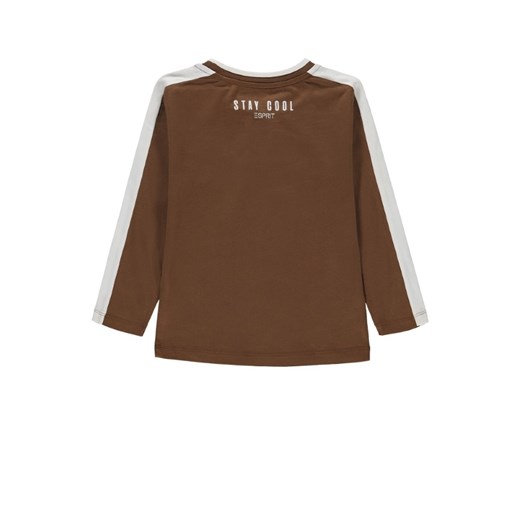 Bluzka chłopięca z długim rękawem, brązowa, Board, Esprit Esprit 104 okazja smyk