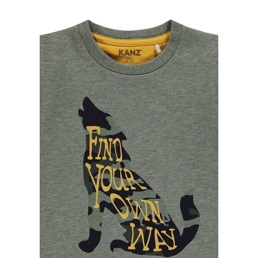 T-shirt chłopięce Kanz z długim rękawem bawełniany 