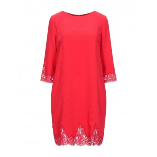 DRESS WITH RED LACE -Size: 48 Ermanno Scervino M - 44 IT promocyjna cena showroom.pl