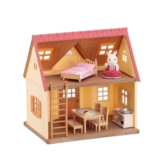 Sylvanian Families, przytulny domek wiejski, zestaw startowy z figurką, 5242/5303 Sylvanian Families smyk promocja