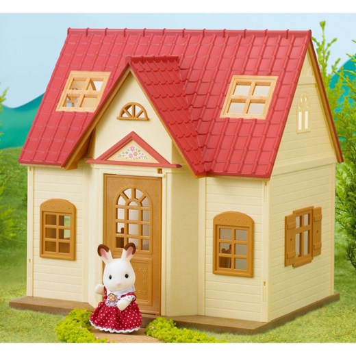 Sylvanian Families, przytulny domek wiejski, zestaw startowy z figurką, 5242/5303 Sylvanian Families okazja smyk