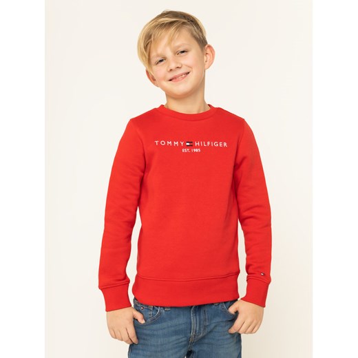 Tommy Hilfiger Bluza Essentian Cn Sweatshirt Set KB0KB05056 D Czerwony Regular Fit Tommy Hilfiger 8 wyprzedaż MODIVO