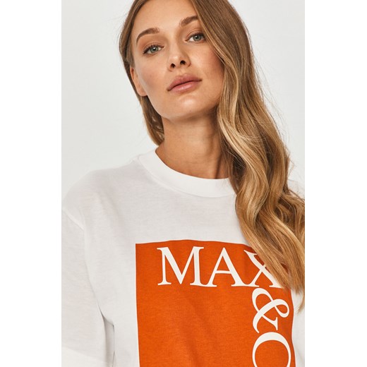 Bluzka damska Max & Co. z okrągłym dekoltem 