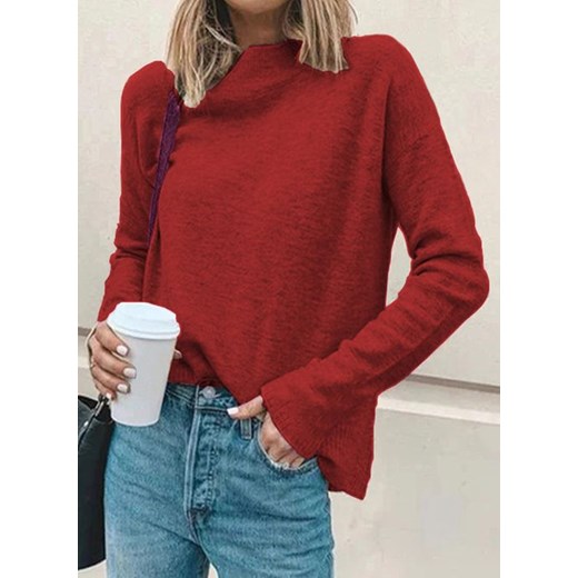 Czerwony sweter damski Cikelly 